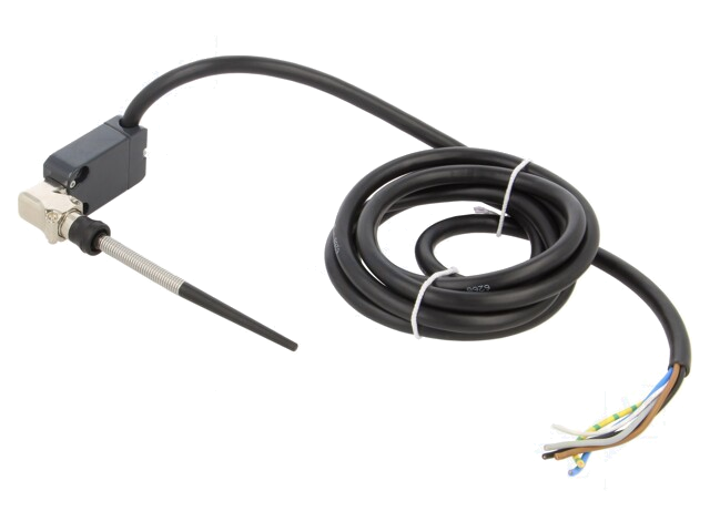 Eindschakelaar; NO + NC; 10A; max.250VAC; max.250VDC; kabel 2 m Eindschakelaar; NO + NC; 10A; max.250VAC; max.250VDC; kabel 2 m